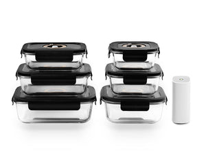 VAKUUM GLASSBEHOLDER MIX SETT – 6 STK - 1