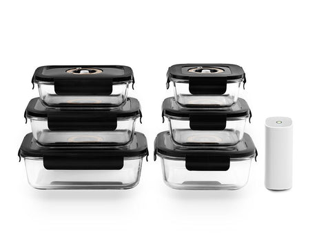 VAKUUM GLASSBEHOLDER MIX SETT – 6 STK - 1