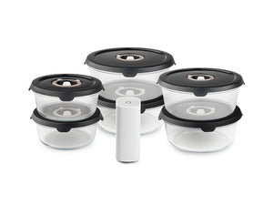 RUNDT VAKUUM GLASSBEHOLDER MIX SETT – 6-STYK - 1