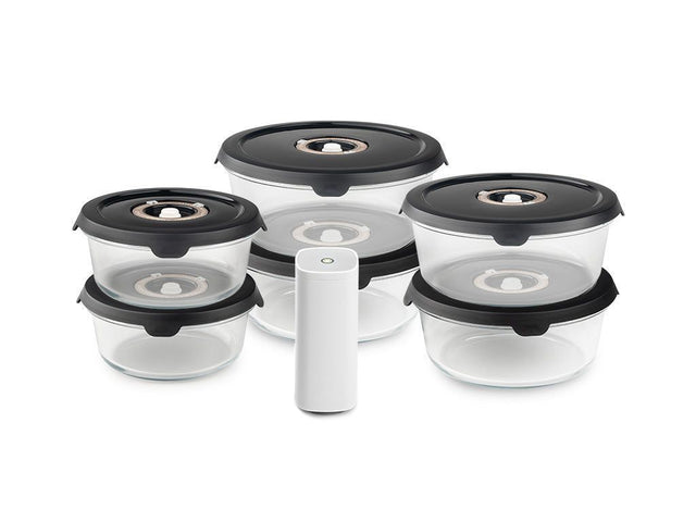 RUNDT VAKUUM GLASSBEHOLDER MIX SETT – 6-STYK - 1