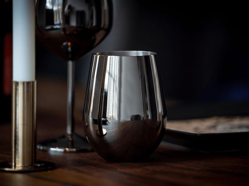 KOPP AV RUSTFRITT STÅL SETT 4-PAKK - 7